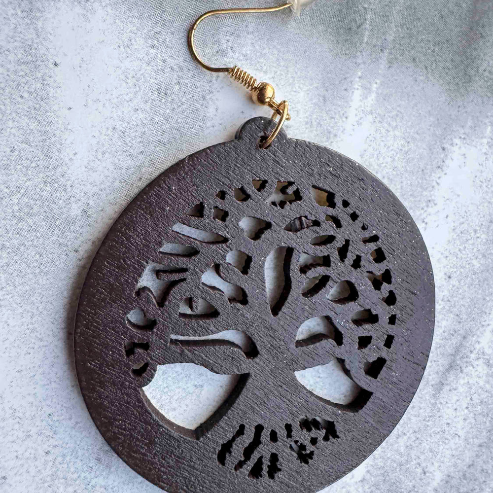 
                      
                        Pre-Loved Tree of Life Cutout Earrings
                      
                    