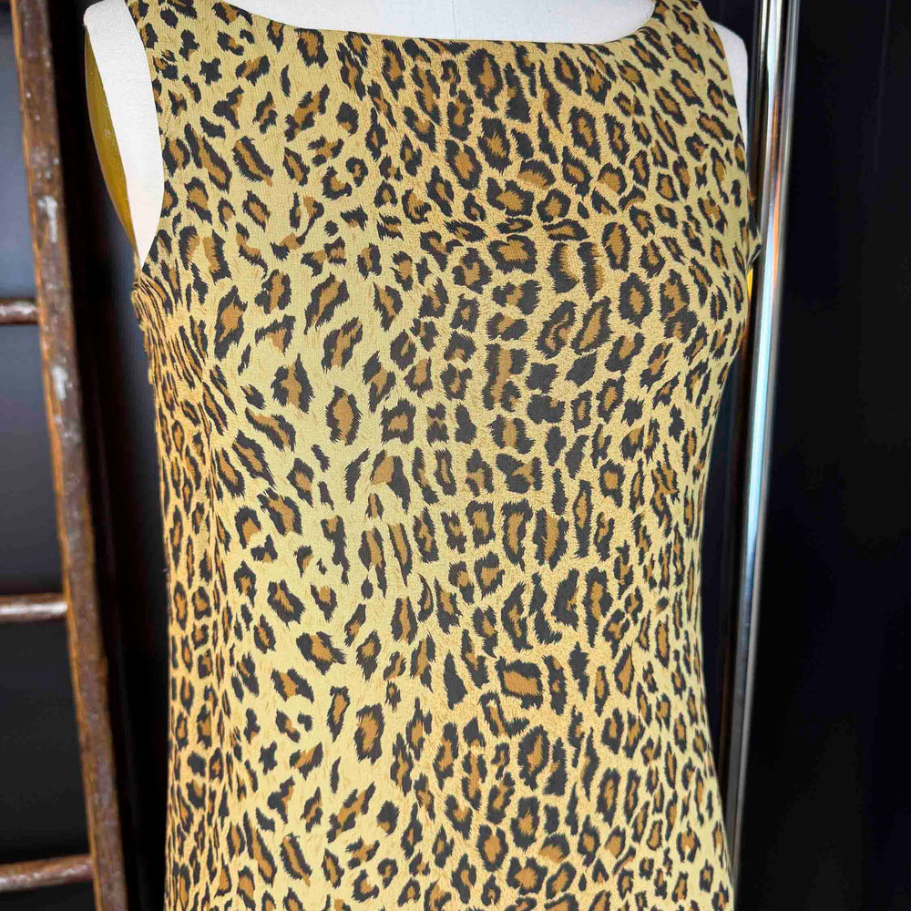 
                      
                        Vintage Leopard Slip Dress - Size XS/S
                      
                    