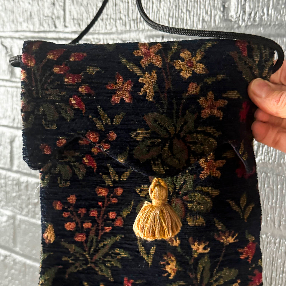 
                      
                        Vintage Tapestry Crossbody Purse
                      
                    