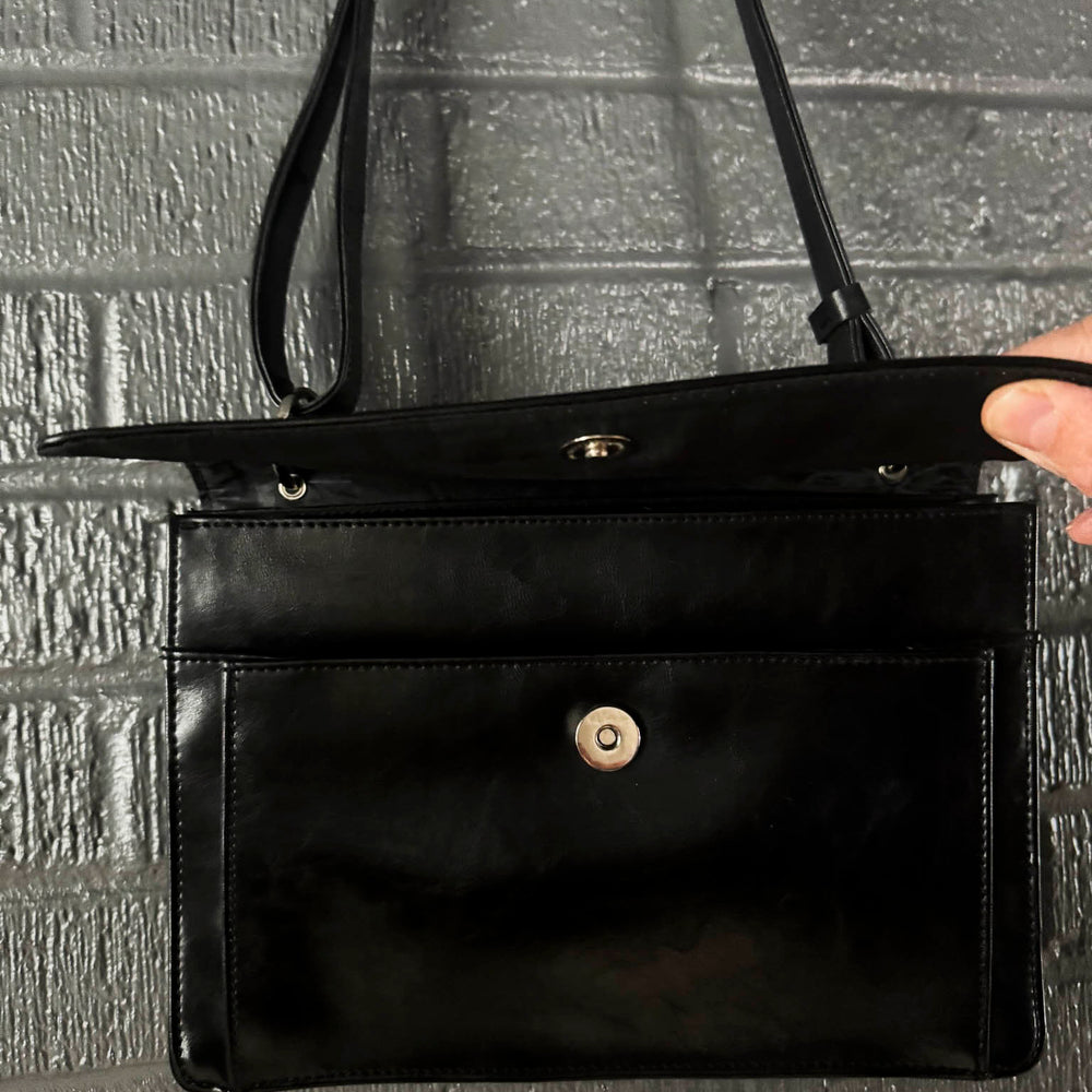 
                      
                        Vintage Charter Club Black Faux Leather Handbag
                      
                    