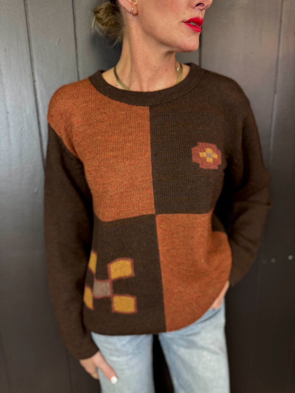 Vintage Brown Sweater