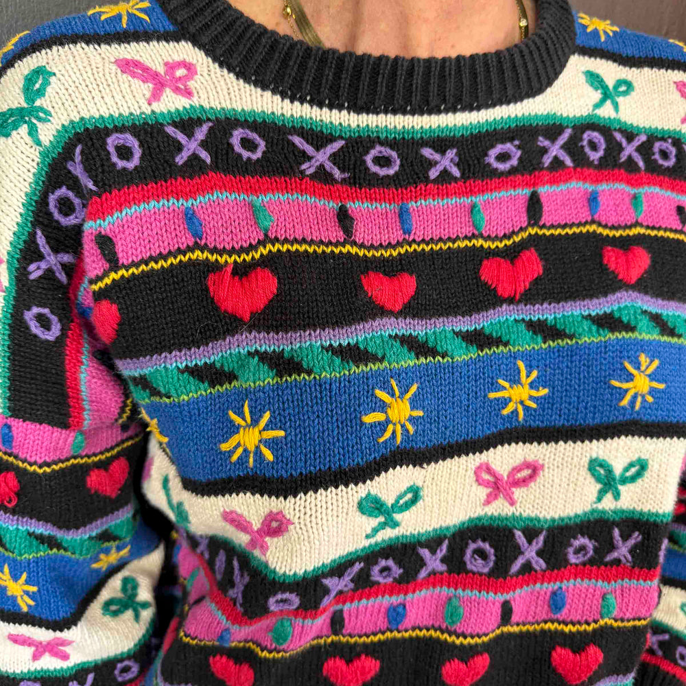 
                      
                        Vintage Hand Embroidered Sweater
                      
                    