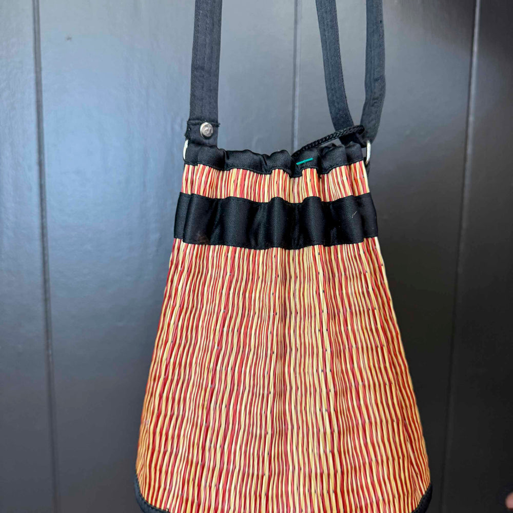 Vintage Drawstring Bucket Bag