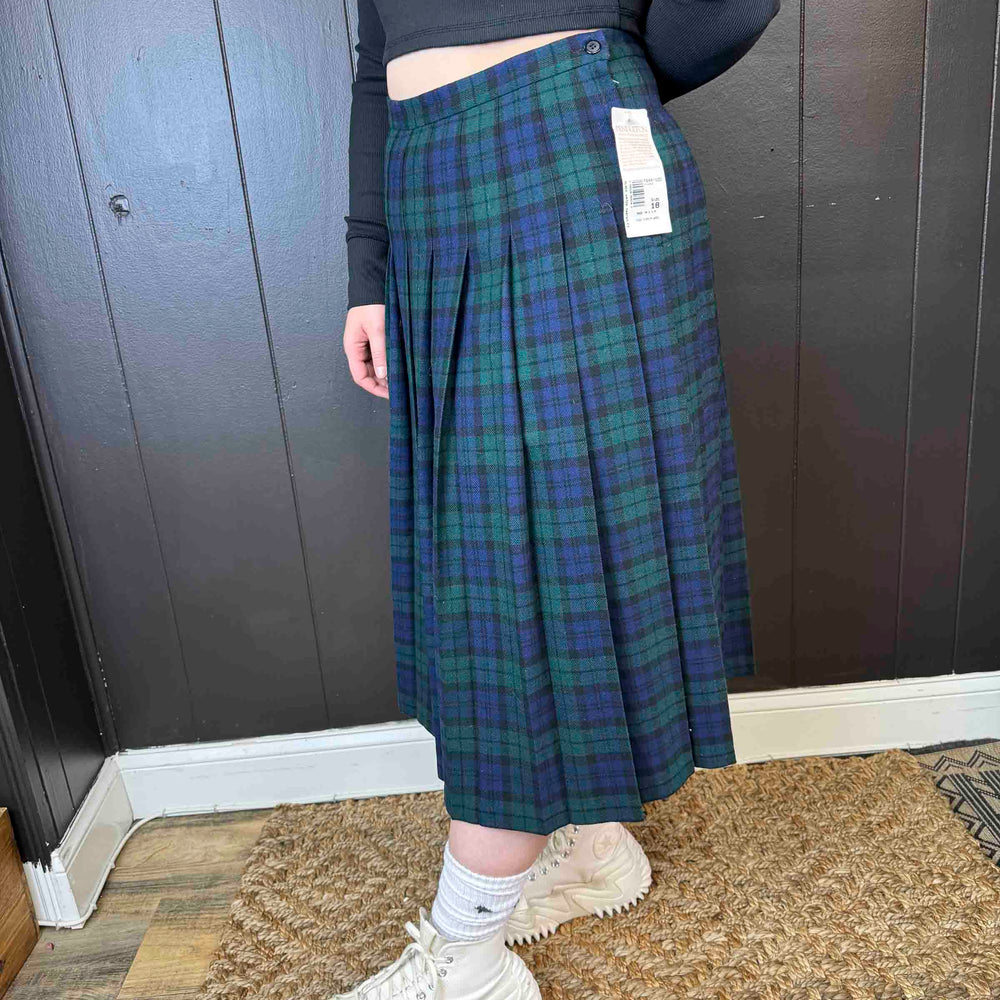 
                      
                        Vintage Plaid Midi Skirt
                      
                    