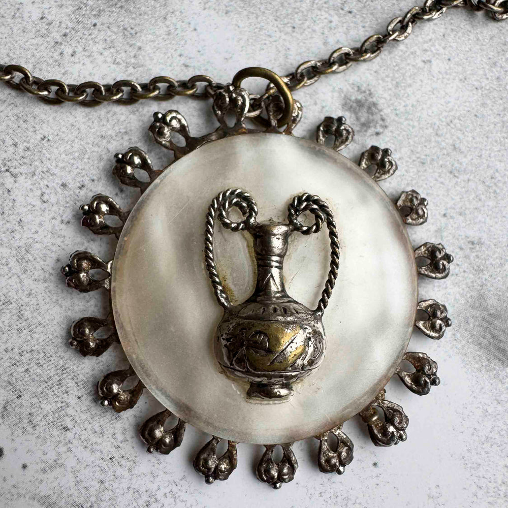 
                      
                        Vintage Greek-Inspired Pendant Necklace
                      
                    