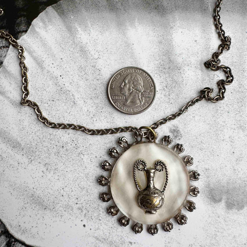 
                      
                        Vintage Greek-Inspired Pendant Necklace
                      
                    