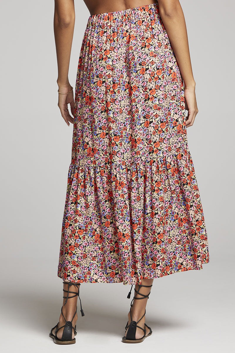 Rae Maxi Skirt Multi Floral