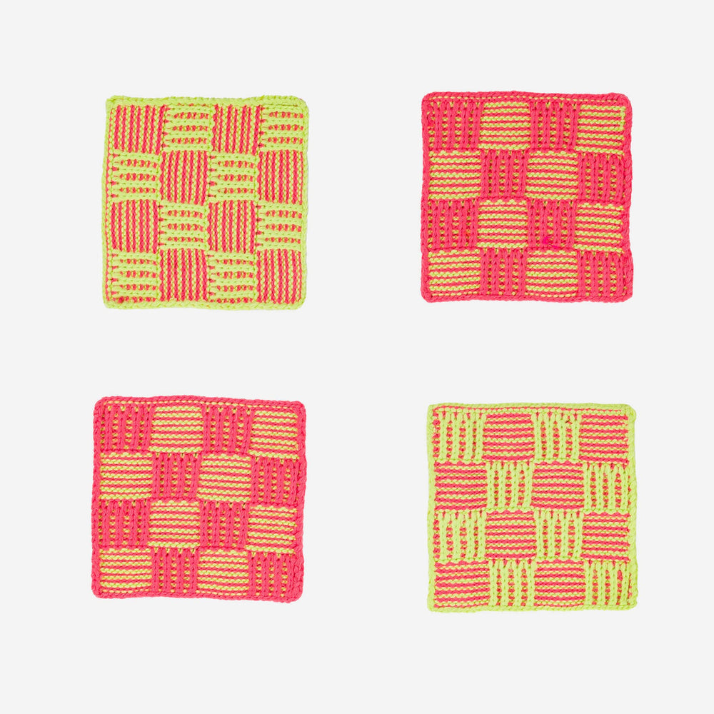 Checkerboard Coaster Set