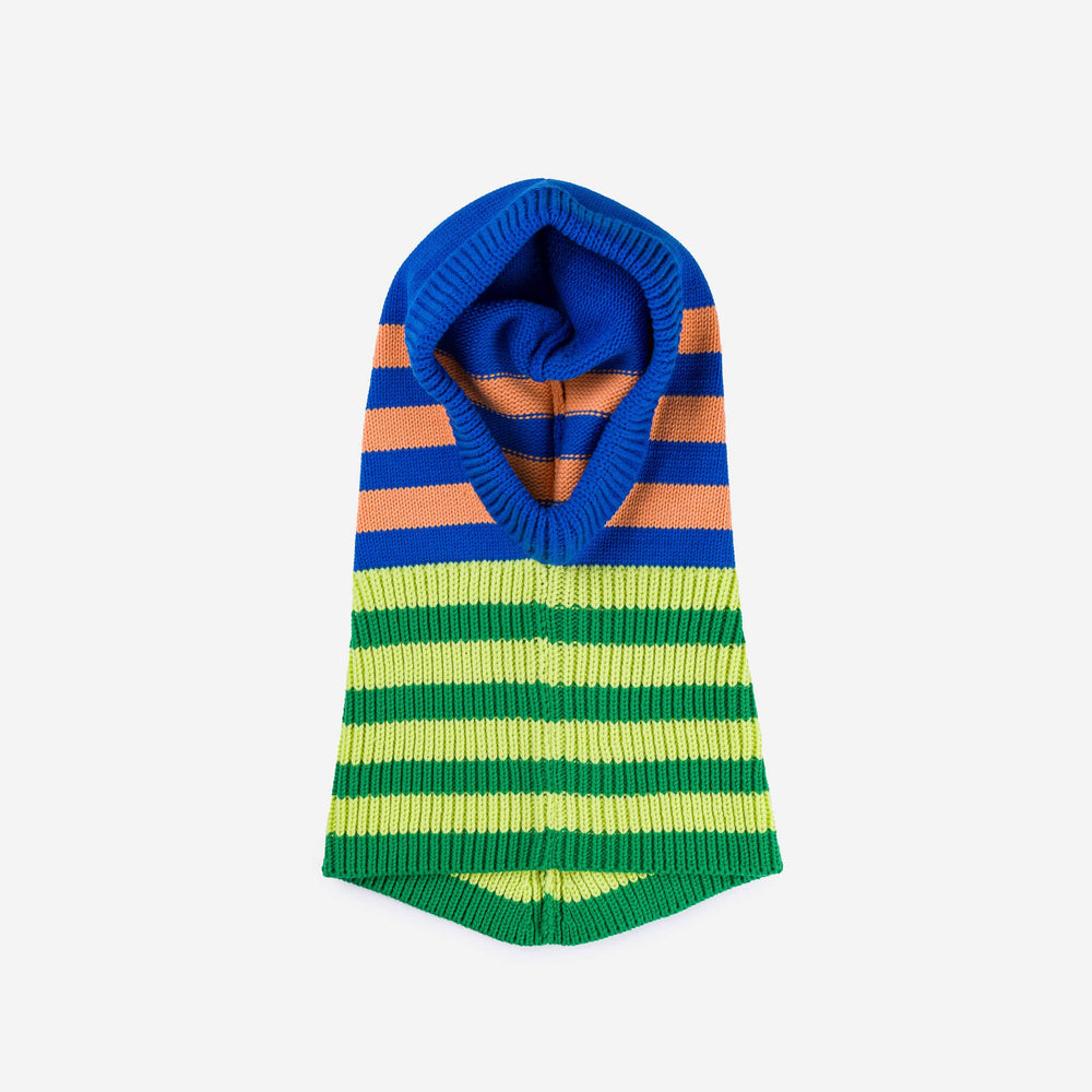 
                      
                        Sport Stripe Knit Hood
                      
                    