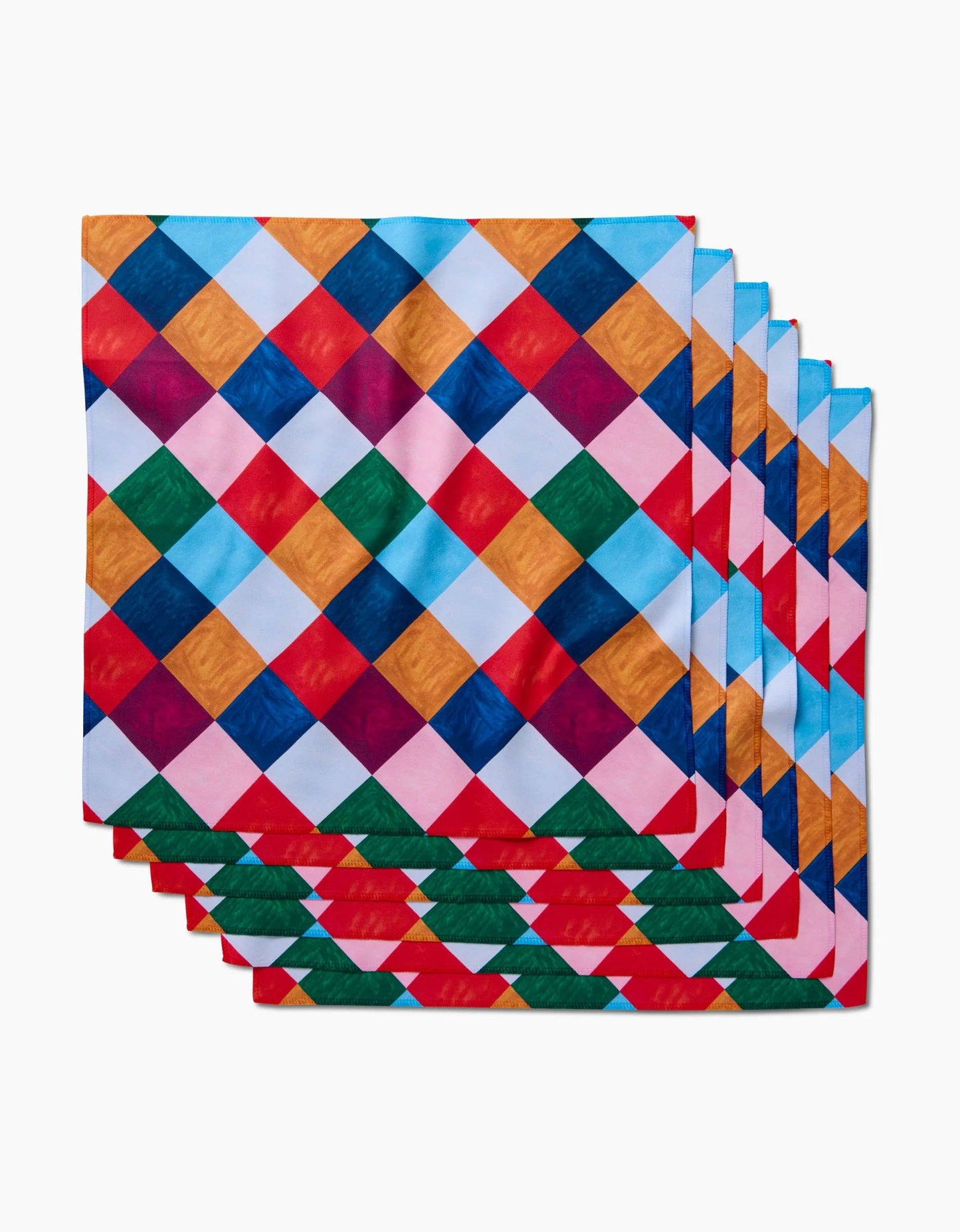 Holiday Harlequin Dinner Napkin Set