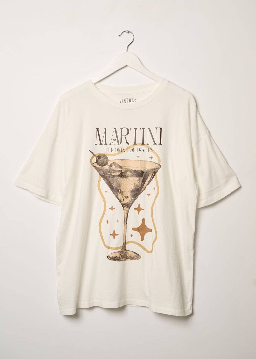 Martini Vintage-Wash Graphic Tee