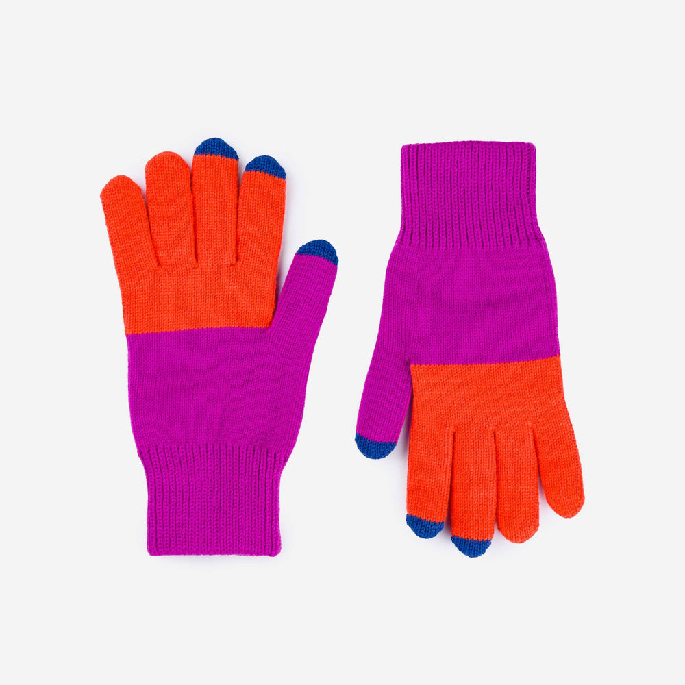 
                      
                        Colorblock Knit Touchscreen Gloves
                      
                    