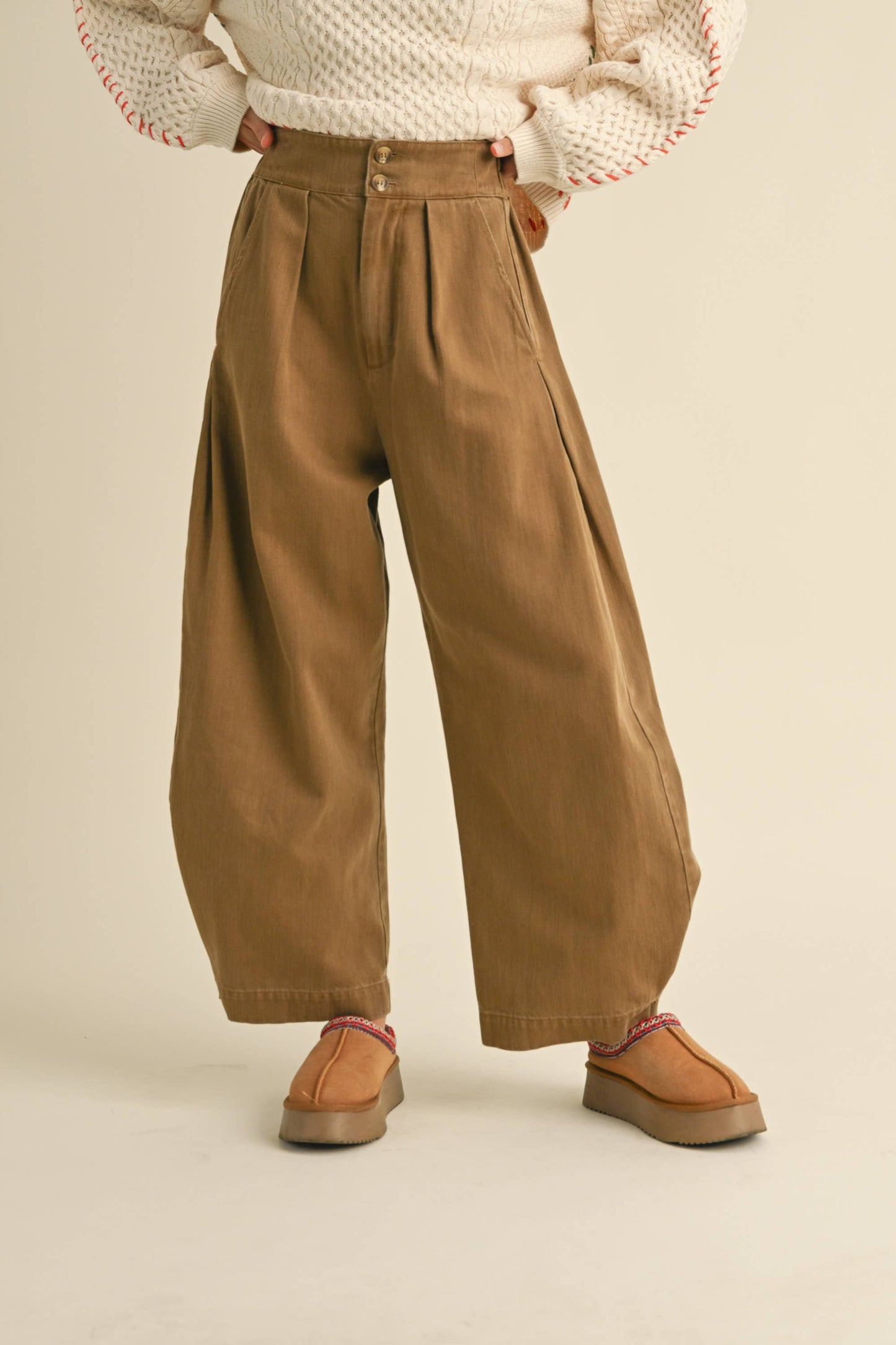 Wanda Washed Wide Leg Pants