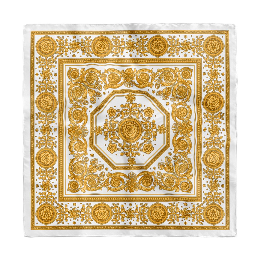 
                      
                        Rococo Silk Scarf - Natural
                      
                    