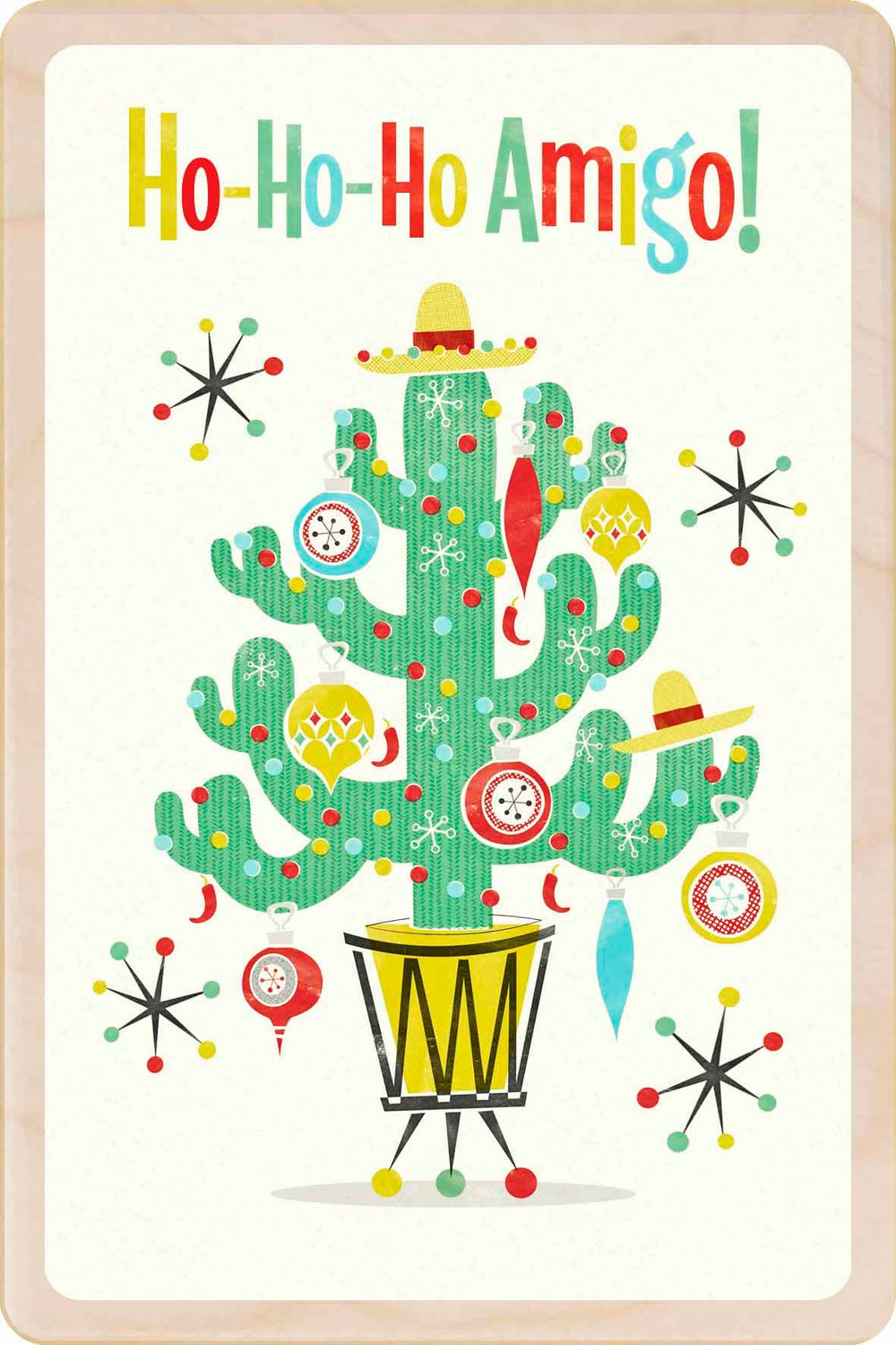 AMIGO wood Christmas Card Stocking Filler Gift