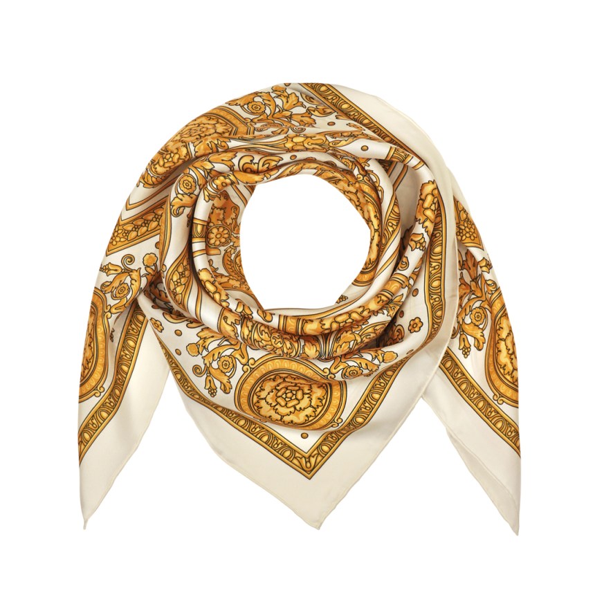 
                      
                        Rococo Silk Scarf - Natural
                      
                    